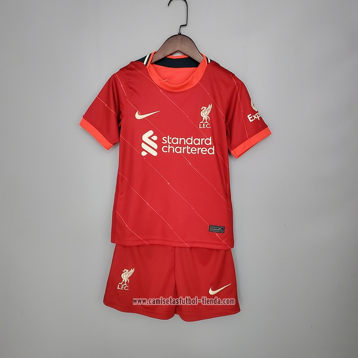 Camiseta Primera Liverpool 2021 2022 Nino